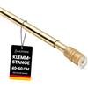Bestlivings - Asta di serraggio con tecnica a vite, Acciaio inox, gold, 40-60cm (1er Pack)