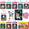 FUNNYB&G 16 Kit Foil Art attività Libri Gadget Compleanno Bambini | 2 in 1 Foil Art Libri da Colorare Bambini Regalini Fine Festa Compleanno, Regalo Giochi Lavoretti Creativi Bambini 4-10 Anni