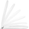 Terryshop74® Sedile Copriwater Universale Soft Close in Duroplast - Tavoletta WC con Chiusura Rallentata, Sgancio Rapido, Installazione Top Fix, Cerniere in Acciaio Inox, Colore Bianco