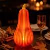 Beafaeur Halloween Zucca Luminosa, Zucche Decorative Autunnali Con LED e Timer | Calda a Pile, 3D Zucche Decorative Halloween Grandi, Zucca Finta, per Centro Tavola Autunnale Interni Ringraziamento Natale
