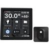 Shelly Wall display + Blu H&T sensore bluetooth per temperatura e umidità | Controllo Wi-Fi termostato, lettura immediata ambiente, relé 5A integrato, gestione illuminazione smart, touch-screen