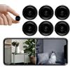 JEWKTTONS 6 PCS Telecamera Spia WiFi 1080P HD Mini, Videocamera Sorveglianza con Visione Notturna e Rilevamento Movimento, Controllo Remoto App per Casa Interno/Esterno Y/D