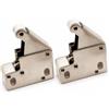 Cartongesso fai da te Meccanismo Push Pull Mini L001C per Botole di Ispezione, Chiavistello a Molla 29mm, Plastica e Acciaio, Apertura Rapida Sportelli e Pannelli, Chiusura Sicura - 2 Pezzi