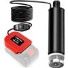 BAT20TL Pompa sommergibile da 635 GPH per batteria Parkside XTEAM da 20 V, pompa dell'acqua senza fili con filtro per sedimenti, pompa di trasferimento a batteria da 100 W ad alto flusso per piscina