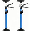 HechoVinen Supporto di Montaggio, 2 Pezzi Sostegno a Soffitto, Regolabile 50-115 cm | Puntello Telescopico, Puntello da Costruzione, Carico Fino a 40 KG, Tenditore per porta e supporto per cantieri, Blu
