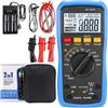 DRAUXI Tester di resistenza di isolamento 652F - Megaohmetro da 2000 V e multimetro digitale Capacità, Frequenza