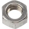 AERZETIX - Confezione da 15 dadi esagonali M12x1,75 mm con filettatura metrica - in acciaio inossidabile - colore argento