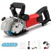 Chensyo Scanalatrice da parete in calcestruzzo 2800 W Laser, pompa ad acqua, 5 lame diamantate 125 mm