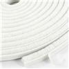YANKUIRUI Nastro Spazzola Para-Spifferi per Porte e Finestre, 10 Metri (L) x 9 mm (L) x 15 mm (T), Spazzola Autoadesiva per Isolamento dagli Spifferi, Ferma Aria per Porte Scorrevoli/Estere, Bianco