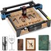 Twotrees TTS-10 PRO 10W Macchina per incisione laser Strumento per incisione a taglio laser Macchina per incisione per legno metallo alluminio vetro pelle