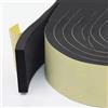 YOLNEY 10M Nastro in spugna EVA nera Striscia di tenuta in gomma su un lato Adesivo forte Guarnizione per porte e finestre Antiurto anticollisione-2M x 40mm x 5mm