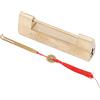 SparkFeng Lucchetto in ottone in stile antico con motivo di pesci auspici, serratura orizzontale cinese, piccolo lucchetto decorativo per scatole di gioielli, forzieri di legno e armadietti, (Colore ottone)