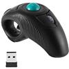 Guangcailun USB Digital 2.4 GHz Wireless Handheld Design ergonomico mouse del mouse Finger Utilizzando Track Ball ottico