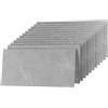 Oxdigi Piastrelle autoadesive per pavimenti in PVC, 30 x 30 cm, effetto piastrelle, per porta d'ingresso, soggiorno, cucina, grigio, 24 pezzi, 4,32 m²