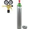 Bestschweissen.de Argon, bombola di gas di protezione Argon, 10 l, con riduttore di pressione, Argon, bottiglia di argon, 200 bar, riduttore di pressione Ar/CO2, tipo GCE, 24 l/min per saldatura TIG MIG MAG
