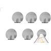 Mr.Gadget's Solutions Ganci adesivi da parete, resistenti ganci autoadesivi in acciaio inossidabile, ganci autoadesivi per cucina, bagno, casa, asciugamani, cappotti, chiavi, accappatoi, 6 confezioni