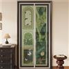 Hiseng Elegante e Versatile Zanzariera Magnetica per Porte (Verde,80x220cm) | Antistrappo Privacy Tenda Magnetica Zanzariera Porta Rete, Senza Spazi Vuoti Facile da Installare, per Casa Balcone Cucina