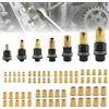 cupeohome Set di 7 pinze rivettatrici per rivetti, per rivetti M3, M4, M5, M6, M8, M10, M12, con 70 dadi per rivetti