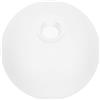 KONTONTY Paralume Globo in Vetro Bianco per Lampada, Ricambio Sferico G9 | Sostituzione del Paralume in Vetro, Foro di Ventilazione, Installazione Semplice, per Abatjour e Interni Moderni