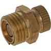 Othmro 1 pz compressore d'aria filettatura maschio valvola di scarico acqua tono ottone 1/4 filettatura 12,5 mm