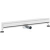 vidaXL Scarico Doccia da Parete Argento 90 cm Acciaio Inox 304