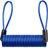 Generic Blocco disco - Cavo promemoria da 120 cm, cavo promemoria per scooter, 120 cm, corda promemoria in filo di acciaio elastico per bicicletta e caschi, confezione da 1, nero