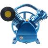Mudshape 5.5hp 21cfm 175psi testa della pompa del compressore d'aria, 800rpm coperchio della pompa del compressore d'aria a due cilindri V - sostituzione testa della pompa del compressore d'aria a due