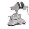 SATKIT Morsa da Banco con Base a Vuoto Testa Girevole 360° Ganasce 70mm per Elettronica e Modellismo