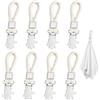 HMCEY 8 Pezzi Clip per Appendere Asciugamani, Appendi Strofinacci Cucina | Ganci per Asciugamani in Metallo,Clip Porta Strofinacci con Passanti,Antiruggine,Senza Bisogno Di Forare,per Stoffa, Calze