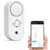 Haozee Zigbee Sirena Allarme Radio 110dB Allarme di Sicurezza | funzionamento a batteria, controllo intelligente tramite app e collegamento di scene, facile installazione