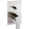 Paffoni Tango rubinetto doccia monocomando con deviatore TA015ST - Simil Acciaio Satinato