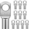 Flintronic Capicorda Terminali da Crimpare, SC35-8 Capicorda Cavo, 10pz | Terminali Connettori Kit, Capicorda Elettrici ad Anello di Rame, per Cavo Elettrico, Cavi Fil
