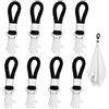 HMCEY 8 Pezzi Clip per Appendere Asciugamani, Appendi Strofinacci Cucina | Ganci per Asciugamani in Metallo,Clip Porta Strofinacci con Passanti,Antiruggine,Senza Bisogno Di Forare,per Stoffa, Calze