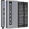ARROWMAX Set di cacciaviti di precisione a batteria con 28 punte magnetiche di precisione, kit di strumenti di riparazione portatili ricaricabili per dispositivi elettronici, laptop, (SES MINI), nero
