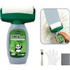 Maidlo Technology-EU Vernice Murale [500g] - Rullo Riparatore Parete 2-in-1 - Vernice per Ritocco Alta Coprenza per Idropittura & Lattice - Kit SOS Riparazione Parete (Blu polvere)