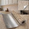 I K H E Malarka Rivestimento da parete autoadesivo in PET, 1,8 m², 60 x 300 cm - Pellicola decorativa effetto marmo - Marble Rollen - Impermeabile e facile da pulire, carta da parati per parete e soffitto ((Marmo