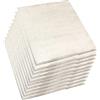 GOONSDS Coperta Antincendio Deflettore Isolante in Fibra Ceramica - Per Stufe, Forni, Forni, Mattoni Refrattari, Caldaie,250mmx150mmx8mm10PCS