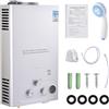 LTPAG Scaldabagno a Gas GPL 16L, Scaldabagno istantaneo da 32 kW con Display Digitale MultiprotezioneScaldabagno Istantaneo senza serbatoio a parete con kit doccia, per campeggio, caravaning, uso domestico