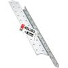 LUN FIX Ancoraggio per travi a 40x290 mm a destra, 10 pezzi, angolo | angolo in acciaio per tetto, costruzione in legno, connettore per legno in metallo, connettore angolare, connettore per travi