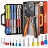 Preciva Pinza Crimpatrice per Capicorda 0,08-16mm², 1500 Pezzi Puntalini Elettrici, Crimpatrice Puntalini, Pinza Capicorda, Attrezzi Elettricista, Kit Elettricista Completo