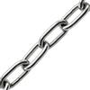 Lumonic 2m Catena V4A in acciaio inox | 8mm | A lungo raggio | Inossidabile + resistente all'acqua di mare | Catena antipioggia, cesto sospeso, catena a sbarramento