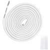 Eulihent 300g 10M Filo di Piombo per Tende Treccia Piombo Filo Corda Piombata per Tende Tendaggi Tessuti Zanzariera Pesi per Tendes Tovaglia Tendine Finestra per Evitare di Soffiare (30g/m)