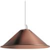 Generic Homin Paralume retrò vintage cono in metallo paralume facile da installare paralume industriale 4 cm E27 foro per appendere per cucina soggiorno bar corridoio [classe energetica A] (Rame)