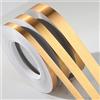 TITKBOW 50m Strisce Adhesive Decorative, Impermeabile Nastro Sigillante Adesivi Autoadesivo per Piastrelle e Cuciture, Tile Sticker Nastro Decorativo da Parete, Specchio, Modellismo (15mm, Oro)