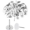 QUARKZMAN 60Pz Chiodini da Tappezzeria Testa Piatta 11x17mm Bianco | Punti da Tappezzeria, Puntine Decorative per Mobili, Divani e Testiere