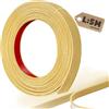 LeapBeast PVC Profilo a U per Protezioni per Bordi, 5M Restauro Mobili Protezione Impiallacciatura di Legno, Bordatura Preincollato Nastro Adesivo per Legno Tavoli