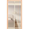 YZXCMHJ Zanzariera Magnetica Porta Finestra,90x230cm Tenda a Calamita per Balcone, Facile Installazione Senza Fori, Chiusura Automatica,Protezione Insetti,Beige,per Soggiorno e Terrazzo