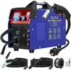 VELPAX MIG-160 Saldatrice a filo pieno senza gas, MIG MMA TIG 160 Amp MIG/Stick MIG Flux Core MIG, saldatura a punti, saldatrice con inverter IGBT, con pistola di saldatura MIG, filo da 0,8 mm
