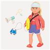 Our Generation - Seabrook - Bambola da 46 cm - Capelli biondi e occhi azzurri - Accessori da spiaggia - Gioco di finzione - Giocattolo per bambini dai 3 anni in su