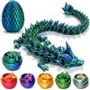 Yearsahrk Uovo di drago stampato 3D misterioso drago giocattolo realistico realistico drago mobile figure sorpresa uova di drago Easter decorazioni per la casa